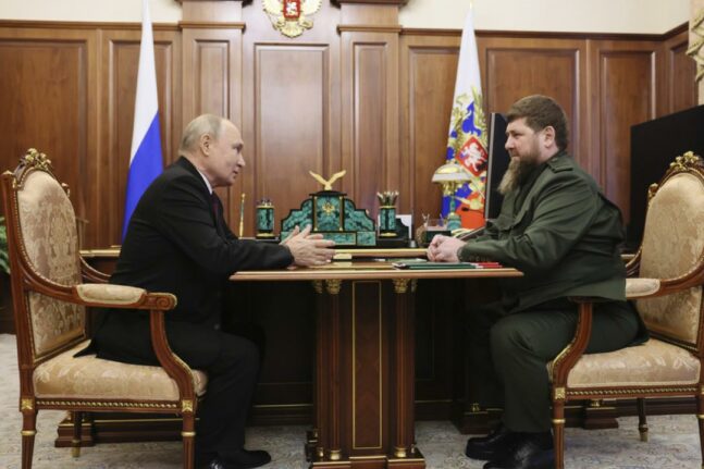 Συνάντηση Πούτιν και Καντίροφ μετά τις αντιδράσεις για τον ξυλοδαρμό κρατουμένου