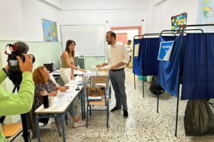 Ψήφισε στο Αγρίνιο ο Νεκτάριος Φαρμάκης - «Είμαι βέβαιος ότι οι πολίτες της Δυτικής Ελλάδας με ωριμότητα»