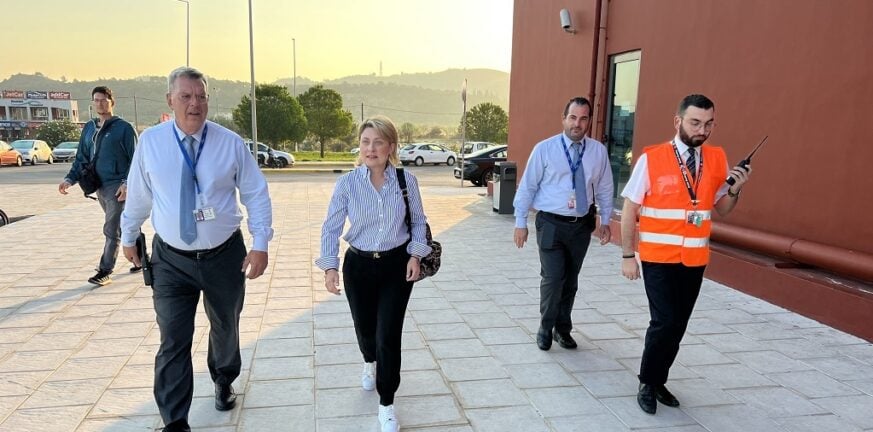 Επίσκεψη της Υφυπουργού Υποδομών και Μεταφορών Χριστίνας Αλεξοπούλου στο Αεροδρόμιο Ζακύνθου «Διονύσιος Σολωμός»