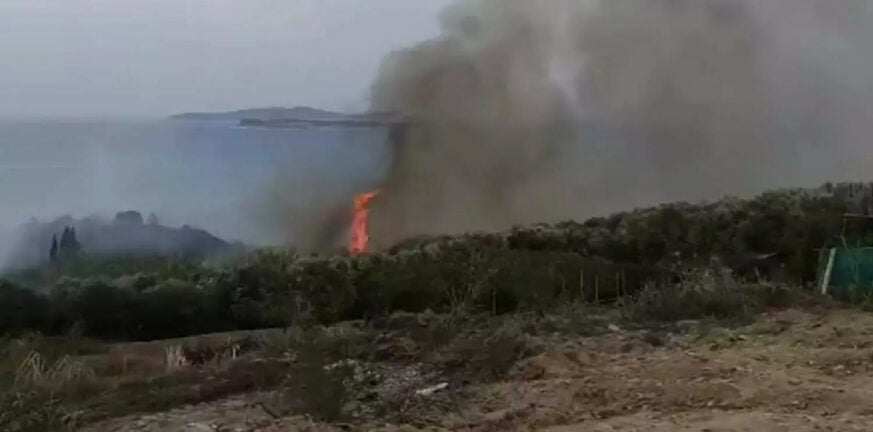 Φωτιά στην Κέρκυρα: Συνεχίζεται η μάχη στον Άγιο Στέφανο - Υπό μερικό έλεγχο οι φλόγες