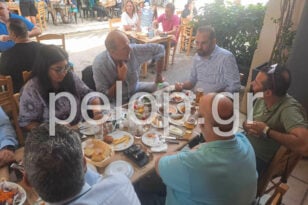 Πάτρα: Χαλαρή συνάντηση του Νεκτάριου Φαρμάκη με εκπροσώπους των μέσων ενημέρωσης