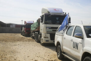 ΟΗΕ: Άλλα 20 φορτηγά με ανθρωπιστική βοήθεια πρόκειται να φτάσουν στη Γάζα σήμερα