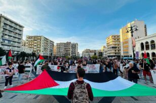 Πάτρα: Το ΚΚΕ και η ΚΝΕ στο πλευρό της Παλαιστίνης