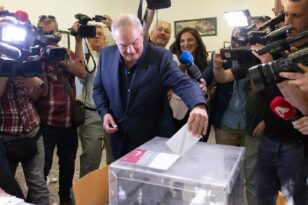 Εκλογές 2023 - Δήμος Θεσσαλονίκης: Ψήφισε ο Κώστας Καραμανλής