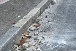 Πάτρα: Νέα πτώση σοβάδων στο κέντρο, ευτυχώς χωρίς θύματα