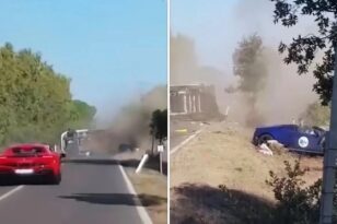 Δυο νεκροί σε τρομακτρικό τροχαίο με supercars στην Ιταλία - ΒΙΝΤΕΟ