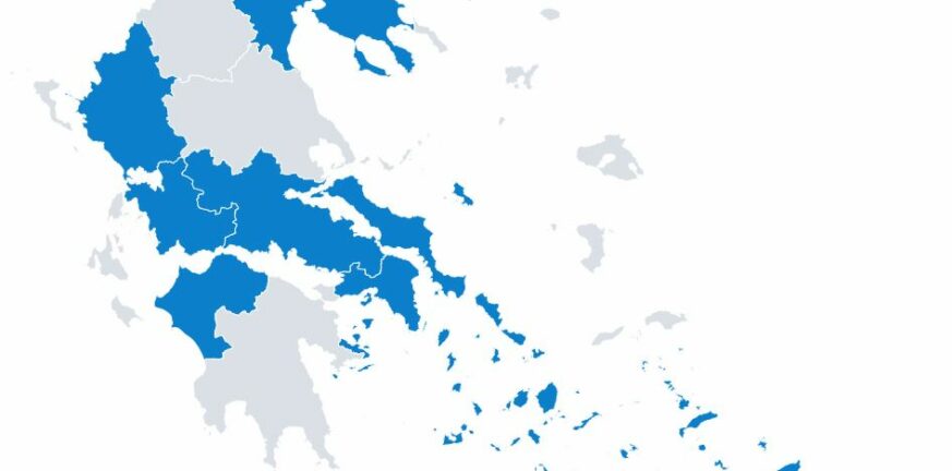 Περιφερειακές εκλογές: Η Νέα Δημοκρατία «βάφει» μπλε το χάρτη - Εκλέγει 7 στους 13 περιφερειάρχες στον α΄ γύρο