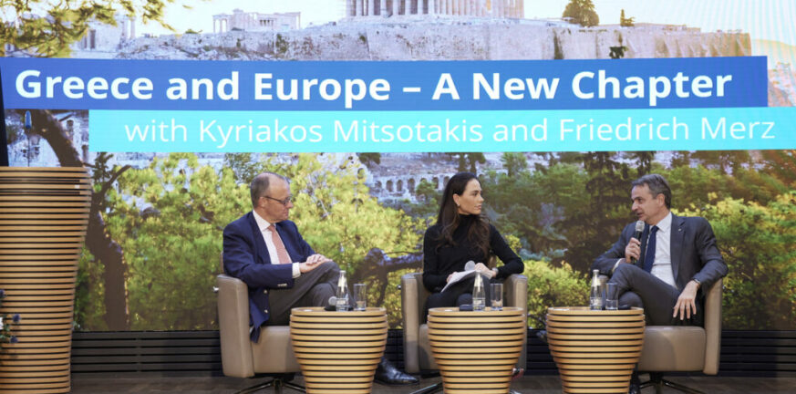 Μητσοτάκης από Βερολίνο: «Θα πρέπει να καταφέρουμε η Ελλάδα να συγκλίνει με την Ευρώπη»
