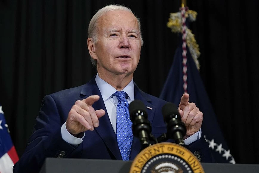 “She’s free,” Biden said of the 4-year-old American girl freed by Hamas today