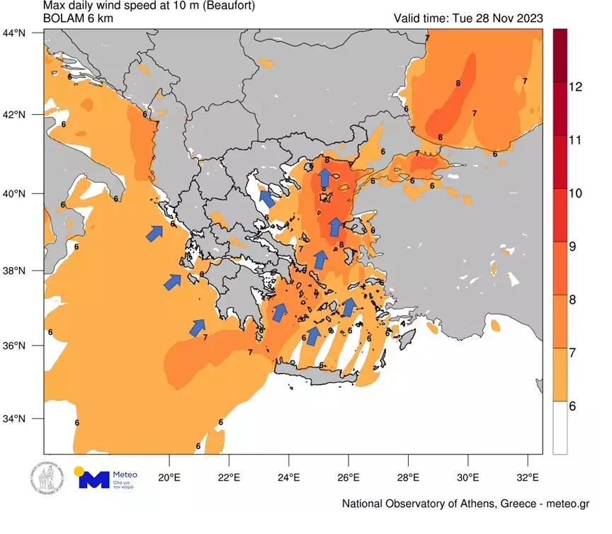 Δυτική Ελλάδα: Νέο κύμα κακοκαιρίας από το βράδυ της Δευτέρας - Έρχονται θυελλώδεις άνεμοι και ισχυρές καταιγίδες - Ακολουθεί αφρικανική σκόνη!