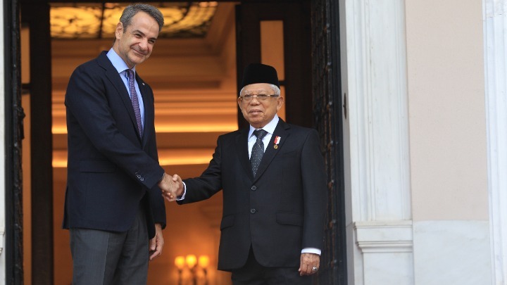 Συνάντηση Μητσοτάκη με τον αντιπρόεδρο της Ινδονησίας: Αμοιβαία βούληση για ενίσχυση των διμερών σχέσεων