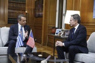 Τηλεφωνική επικοινωνία Μητσοτάκη – Μπλίνκεν – Προηγήθηκε η επίσκεψη του αμερικανού υπουργού Εξωτερικών στην Άγκυρα