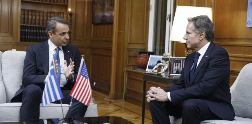 Τηλεφωνική επικοινωνία Μητσοτάκη – Μπλίνκεν – Προηγήθηκε η επίσκεψη του αμερικανού υπουργού Εξωτερικών στην Άγκυρα