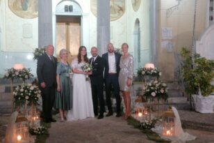 Πάτρα: Ενας παραμυθένιος γάμος στην Εγλυκάδα για τον Γιώργο Σουγλέρη και την Αναστασία Κουλούρη
