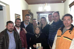 Μεσολόγγι: Επισκέφθηκε την Αθηνά Παπαχρήστου ο Σπύρος Σκιαδαρέσης