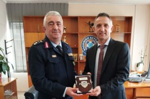 Εθιμοτυπική επίσκεψη Αξιωματικού Συνδέσμου της Πρεσβείας της Κυπριακής Δημοκρατίας στη Γενική Περιφερειακή Αστυνομική Διεύθυνση Δυτικής Ελλάδας
