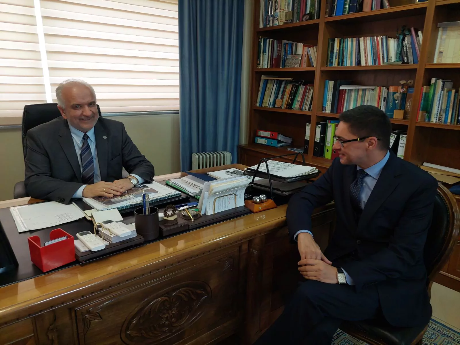 Μεσολόγγι: H συνάντηση του δημάρχου Κώστα Λύρου με τον Πρέσβη της Πολωνίας - ΦΩΤΟ