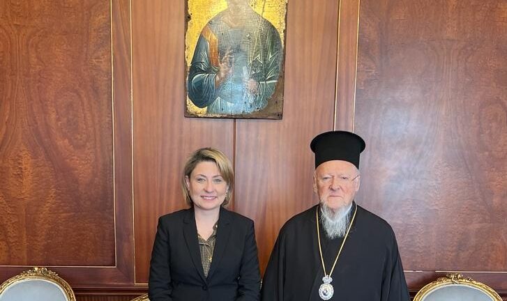 Η Χριστίνα Αλεξοπούλου στα 50 χρόνια αρχιεροσύνης του Οικουμενικού Πατριάρχη κκ Βαρθολομαίου ΦΩΤΟ