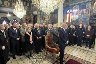 Η Χριστίνα Αλεξοπούλου στις εκδηλώσεις για την επέτειο των 80 χρόνων από το Καλαβρυτινό Ολοκαύτωμα
