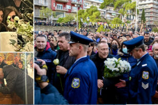 Βασίλης Καρράς: Η Θεσσαλονίκη αποχαιρετά τον «άρχοντά» της - Πλήθος κόσμου στο λαϊκό προσκήνυμα ΦΩΤΟ - ΒΙΝΤΕΟ
