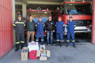 Δήμος Αιγιαλείας: Δωρεά εξοπλισμού στην Πυροσβεστική