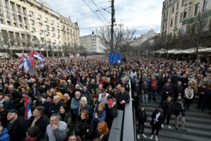 Σερβία: Συγκέντρωση διαμαρτυρίας με αίτημα την επανάληψη των εκλογών στο Βελιγράδι