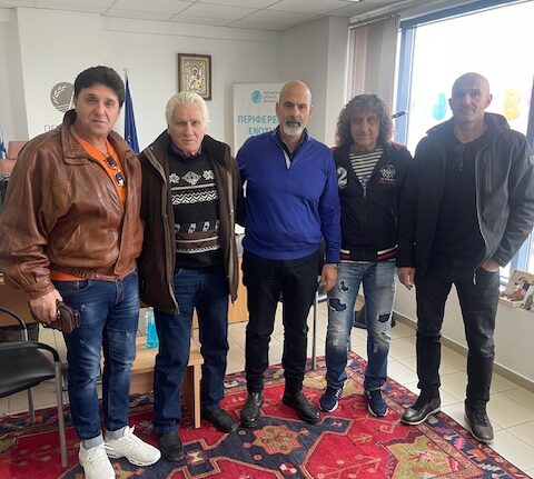 Με αντιπροσωπεία του Συλλόγου Παλαίμαχων Ποδοσφαιριστών Παναχαϊκής συναντήθηκε ο Χαράλαμπος Μπονάνος