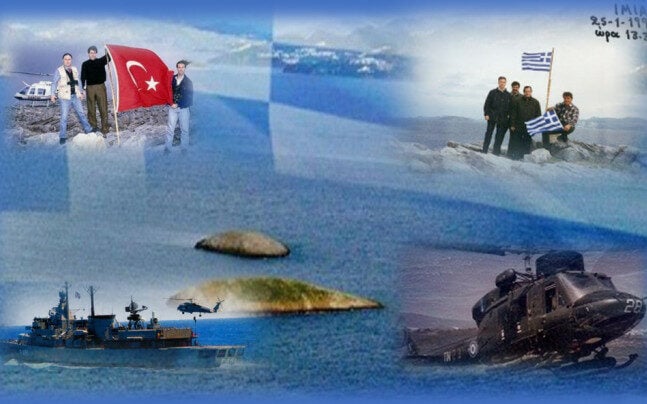 Σαν σήμερα 27 Ιανουαρίου 1996 δύο δημοσιογράφοι της εφημερίδας «Χουριέτ» υποστέλλουν την ελληνική σημαία στα Ίμια και υψώνουν την τουρκική 