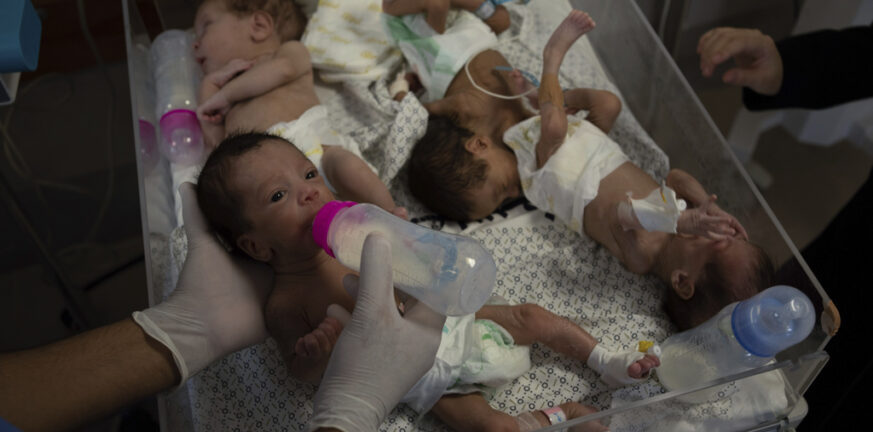 Unicef: Σχεδόν 20.000 μωρά γεννήθηκαν στην «κόλαση της Γάζας» τους τελευταίους τρεις μήνες