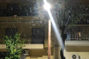 Χιονίζει στη Θεσσαλονίκη – Στα «λευκά» αρκετές περιοχές - ΒΙΝΤΕΟ