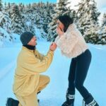 Ηλίας Δρούλιας: Έκανε πρόταση γάμου στην αγαπημένη του στα χιόνια! - ΦΩΤΟ