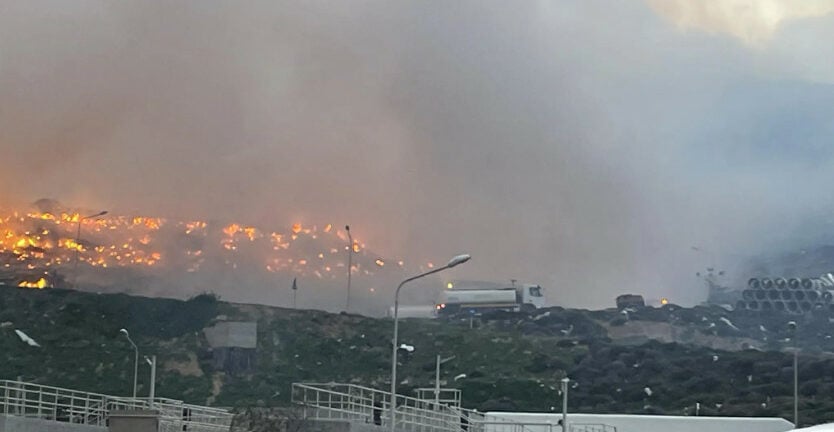 Φωτιά στη Νάξο: Συναγερμός στην Πυροσβεστική ΒΙΝΤΕΟ