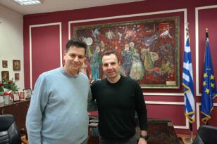 Ψωμάς: Επίσκεψη στην Καστοριά  - Συνάντηση με τον Δήμαρχο Γιάννη Κορεντσίδη