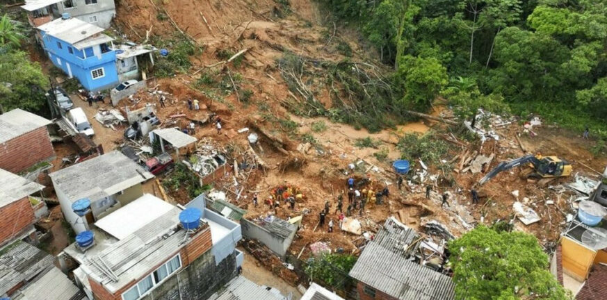 Βραζιλία: Δύο νεκροί και ένας αγνοούμενος από τις κατολισθήσεις στο Σάο Πάολο
