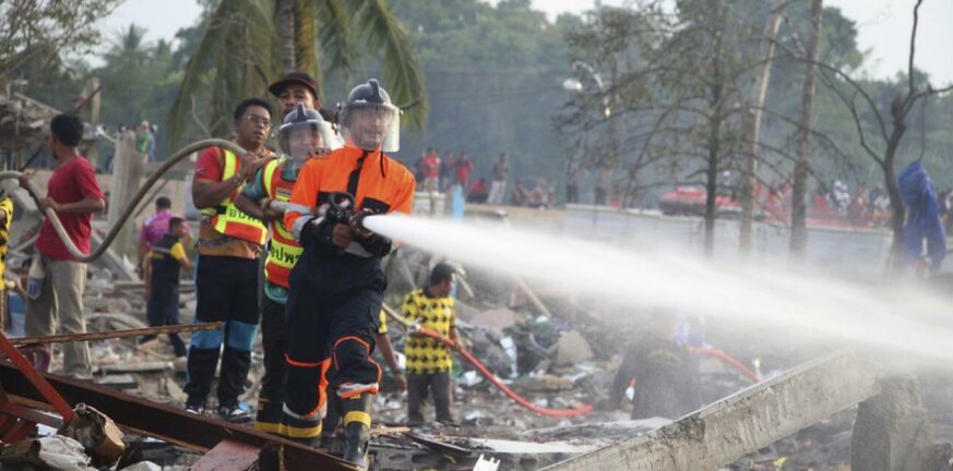 Ταϊλάνδη: Τουλάχιστον 18 νεκροί από έκρηξη σε εργοστάσιο - ΒΙΝΤΕΟ