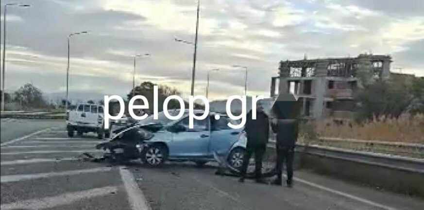 Πάτρα: Τροχαίο ατύχημα στην Κανελλοπούλου - ΒΙΝΤΕΟ