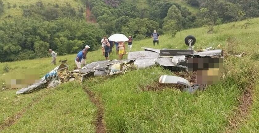 7 νεκροί στη συντριβή μικρού αεροσκάφους στη Βραζιλία - ΒΙΝΤΕΟ