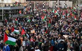 Βρυξέλες: Διαδήλωση για τον τερματισμό του πολέμου στη Γάζα