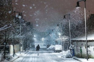 Χιονιάς: Ευρεία σύσκεψη για αντιμετώπιση επιπτώσεων στην Αττική