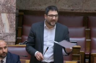Ηλιόπουλος: Ο Αντώνης Σαμαράς ανέδειξε σήμερα γιατί ο Μητσοτάκης είναι υποκριτής