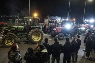 Παναγροτικό συλλαλητήριο με το βλέμμα στις Βρυξέλλες - Εστησαν μπλόκο στο τελωνείο των Ευζώνων οι αγρότες