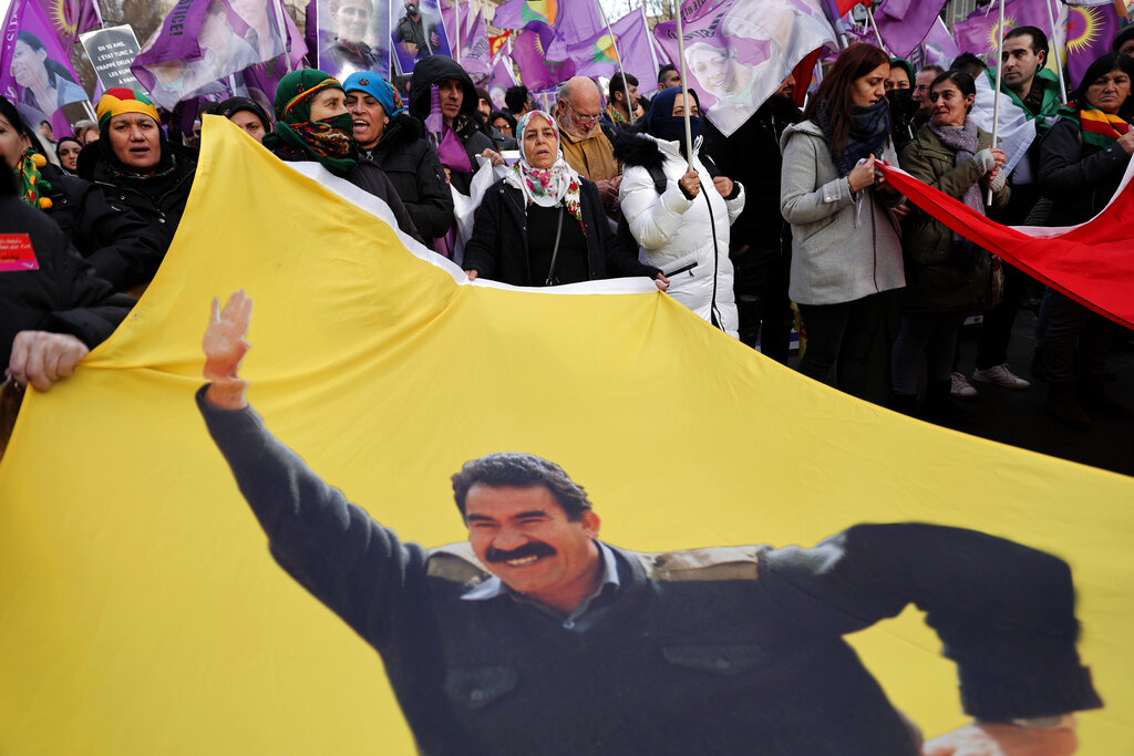 Kurds in the streets for the release of Abdullah Ocalan
 – 2024-02-25 13:10:05