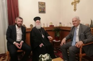 Επίσκεψη αντιπεριφερειάρχη Αχαΐας Φ. Ζαΐμης στα Τίρανα - Συναντήθηκε με τον Αρχιεπίσκοπο Αλβανίας Αναστάσιο