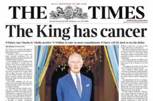 Βρετανία: «Ο Βασιλιάς έχει καρκίνο» είναι ο τίτλος των περισσότερων εφημερίδων - ΦΩΤΟ