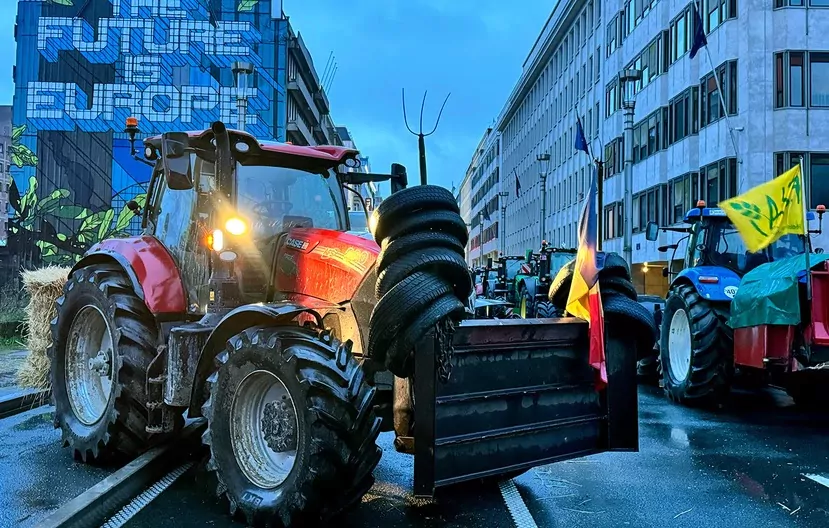 βρυξέλλες,αγρότες,αστυνομία