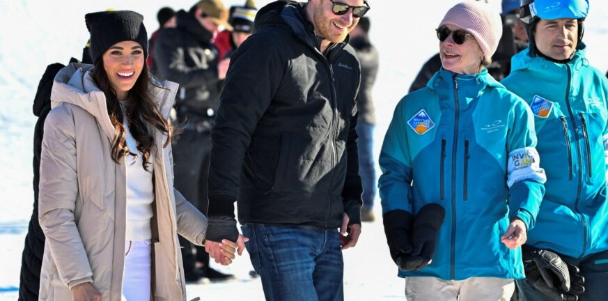 Πρίγκιπας Χάρι - Μέγκαν Μαρκλ: Χέρι-χέρι σε χιονοδρομικό κέντρο την ημέρα των ερωτευμένων