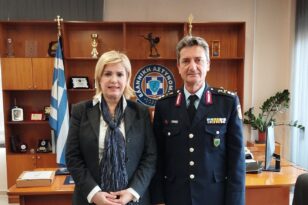 Πάτρα: Επίσκεψη της Γεωργίας Ντάτσικα στην Γενική Περιφερειακή Αστυνομική Διεύθυνση Δυτικής Ελλάδας