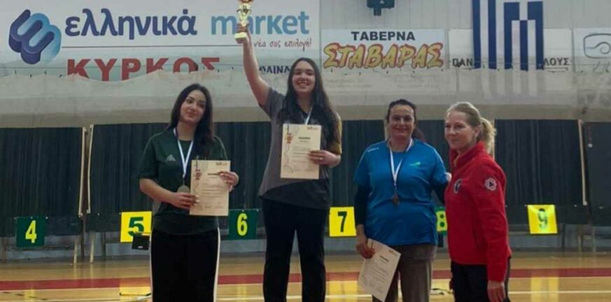 Πρωταθλήτρια Ελλάδας στο σύνθετο τόξο Γυναικών η Αναστασία Αλεξοπούλου