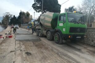 Πάτρα: Προς ολοκλήρωση βαίνουν οι εργασίες αποκατάστασης του οδοστρώματος στα Ροϊτικα