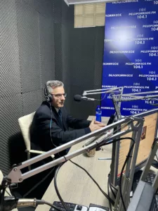 Ο υποψήφιος Ευρωβουλευτής του ΠΑΣΟΚ Παναγιώτης Δημόπουλος στον Peloponnisos FM 104,1 - Ηχητικό